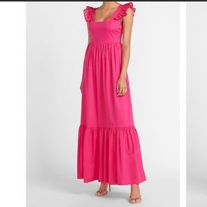BNWT Express Hot Pink Maxi Dress size small